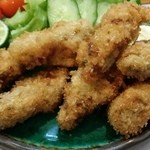 こづち - 【H26.10.25】牡蠣フライでは小麦粉は使いません。
      