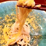 くずし 之助 - カラスミかけの蕎麦