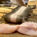 くずし 之助 - 鰻と唐揚げ前の河豚