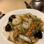 中国料理 百楽 - 五目あんかけ焼きそば