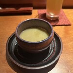 322494405 - 焼き茄子のポタージュスープ