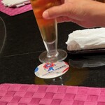 鉄板焼　季流 - ミャクミャクコースター