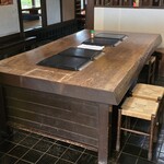 水沢うどん 松島屋 - 炉端(テーブル席)