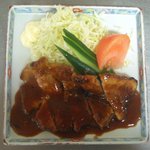 と喜田 - ポークチャップ定食　これもなかなかですよ♪