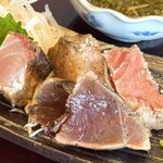 本格板前居酒屋 お魚総本家 - ・藁焼き三種盛り合わせ定食 2,000円/税込