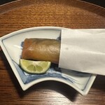 河文 - 揚物　サンマの春巻き
