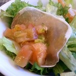 ステーキハウス寿楽 本店 - サイコロステーキ150gセット(2300円) 生ハムサラダ