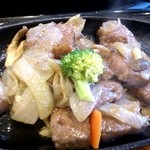 ステーキハウス寿楽 本店 - サイコロステーキ アップ