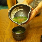 俺の魚を食ってみろ!! - お通し:なめこのすり流し