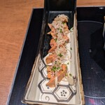 博多水炊き・鶏すき鍋 西新初喜 - 白レバ刺し