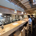 石臼挽き手打 蕎楽亭 - カウンター席