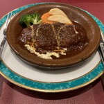 山惣 - 料理写真:名物！山惣ハンバーグ登場