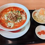 幸楽苑 - 担々麵+トッピング