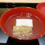 322533040 - 自家製ゴマ豆腐と焼き茄子