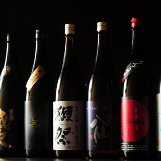 季節毎に入れ替わる日本酒各種