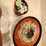 そばの神田東一屋 - ざるそば