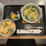 新喜楽 - ミニ天丼セット1210円