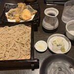 杉並 まん月 - きのこと季節の野菜天せいろ