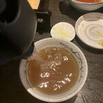 杉並 まん月 - そば湯