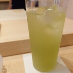 松寿司 たにがわ - 冷たい緑茶
