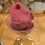 カジュアルフレンチBar 7FUKU - カシスのソルべ