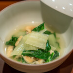 礼讃 - しろ菜　お揚げ　お浸し