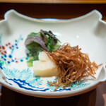 礼讃 - 浅漬け　きんぴら　沢庵