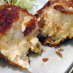 とんかつ ひのや - かにコロッケ定食850円