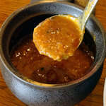 とんかつ ひのや - ひのやオリジナル味噌だれ