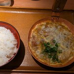 祭太鼓 - 特ロース卵2個カツ丼ご飯大盛り1070円