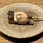 鮨処 乾杯 - 夏鰤の串焼き