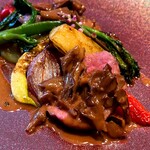 Chez Tetsu - 仔牛のロースト シャンピニオンソース