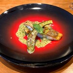 Chez Tetsu - 真鯛のポワレ バジルソース