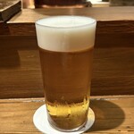 鮨処 乾杯 - ビール