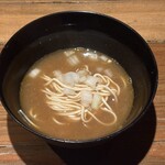 鮨処 乾杯 - 伊勢海老とアラを5時間煮た一口ラーメン