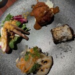 THE FUJIYA GOHONJIN - 前菜盛り合わせ