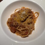 THE FUJIYA GOHONJIN - しらすと長芋のフリットのスパゲッティーニ