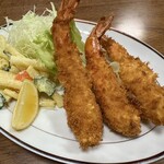 食堂 平和の家 - ◉ 海老フライ　750円（税込）　サクサクぷりぷり✨