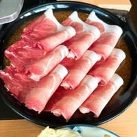 銀座しゃぶ通 マロニエゲート店 - 黒豚ウデしゃぶ