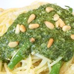 VIA Brianza - ピッコロメニュー 1700円 のたっぷりバジルのリグーリア風スパゲッティ