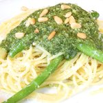 VIA Brianza - ピッコロメニュー 1700円 のたっぷりバジルのリグーリア風スパゲッティ