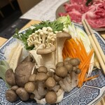 ツル - 野菜盛り