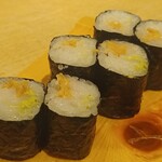 すし酒場 握わい - いか納豆細巻き