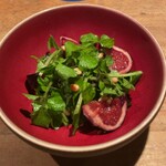 阿佐ヶ谷バードランド - 阿佐ヶ谷バードランド(クレソンとイチジクのサラダ)