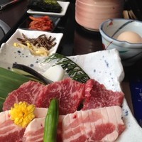 松永牧場 銀座本店 - 炭火焼コンビランチ