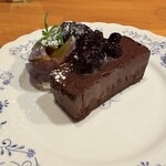ななくさ食堂 - ショコラテリーヌブルーベリーソース (700円)