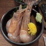 創作居酒屋428 - 赤エビ造り