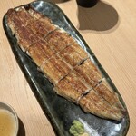 うなぎの中庄 - 白焼。蒲焼同様、パリッ、サクッ、ウマ！でした
