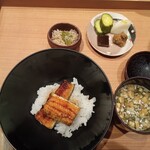御料理 一燈 - 食事（北潟湖天然鰻の地焼き）