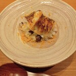 御料理 一燈 - 池田町むかご、焼きカマス、自家製カラスミ